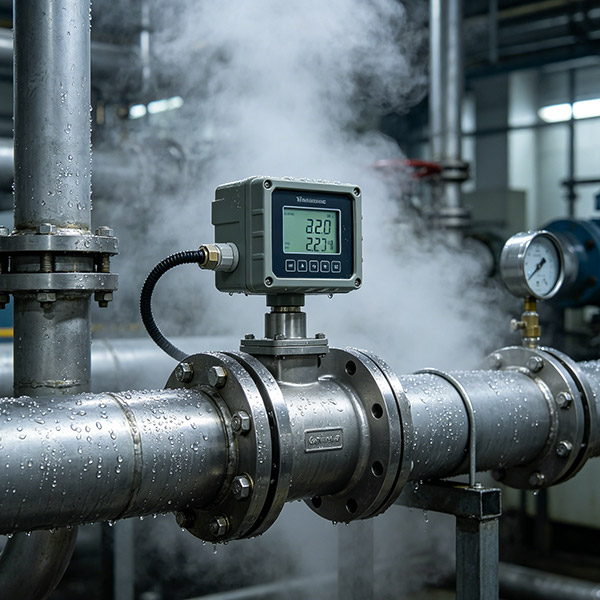 Measurement solution for steam heating network